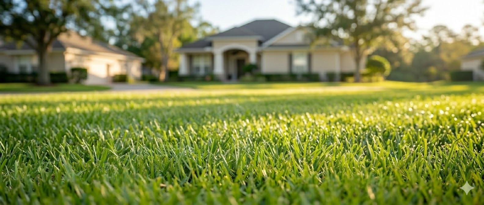 Signature deep clean yard service St. Augustine